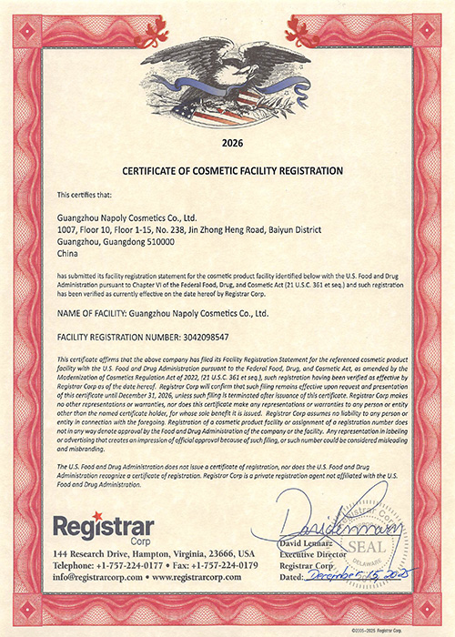 FDA Facility Registration