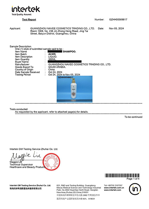 Intertek Test Report