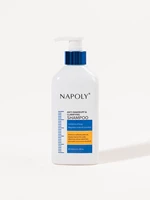 Napoly Anti-Dandruff Detoxifying Shampoo bottle, front view