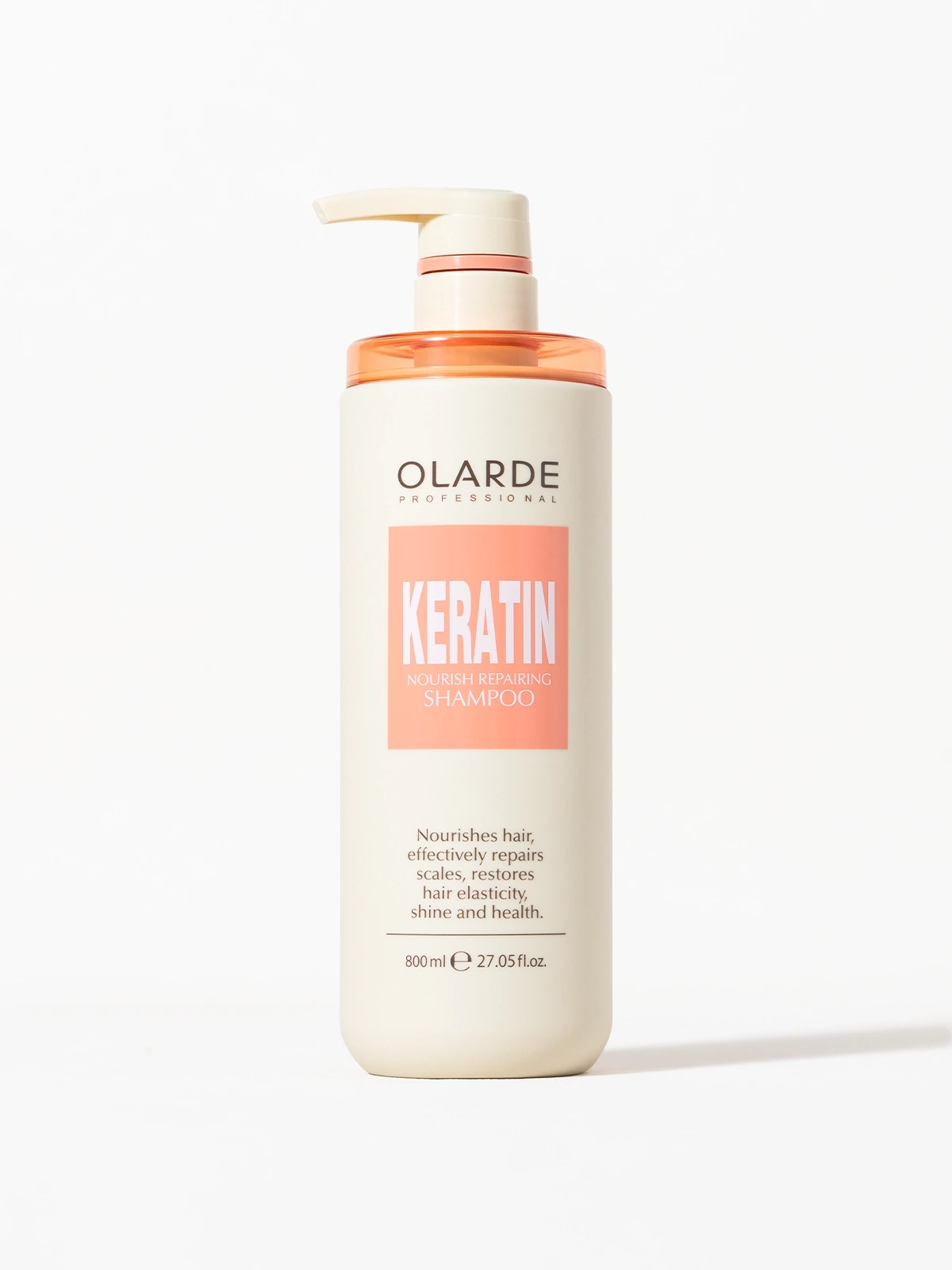 Olarde Nourish Repairing Shampoo bottle, front view